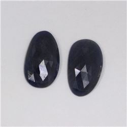 16.56ct Natural ceylon blue Sapphire match pair oval cut