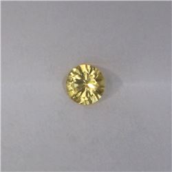 0.38ct Natural ceylon yellow Sapphire round cut