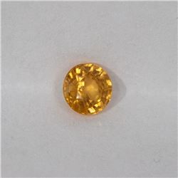 0.66ct Natural spessartite round cut