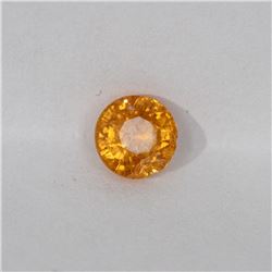 1.06ct Natural spessartite round cut