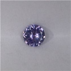 0.41ct Natural ceylon purple Sapphire round cut