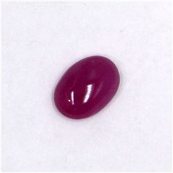 2.36ct Natural ruby cabochon oval cut