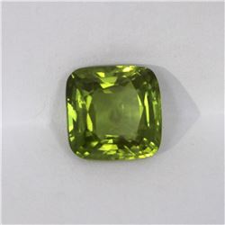 7.35ct Peridot cushion cut