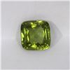 Image 1 : 7.35ct Peridot cushion cut