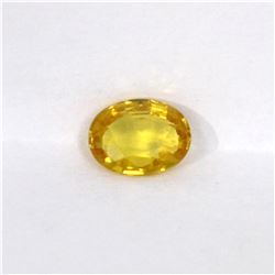 1.54ct Natural yellow Sapphire oval cut