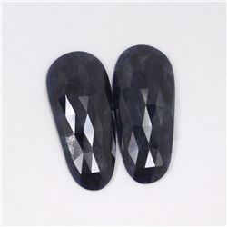 34.48ct Natural ceylon blue Sapphire match pair fancy cut