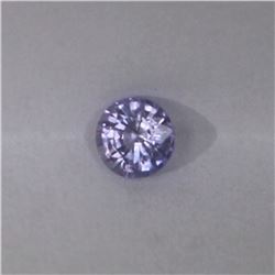0.58ct Natural ceylon purple Sapphire round cut