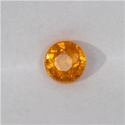 1.4ct Natural spessartite round cut