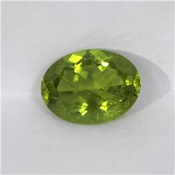 10.39ct Peridot oval cut