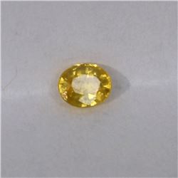 0.47ct Natural yellow sapphire oval cut