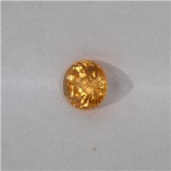 0.68ct Natural spessartite round cut
