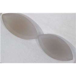 14.01ct Chalcedony marquise match pair cut