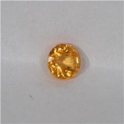 0.77ct Natural spessartite round cut