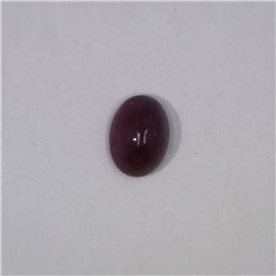 3.59ct Ruby cabochon oval cut