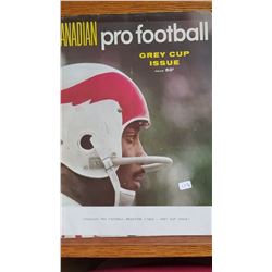 Canadian pro Football magazine 1962