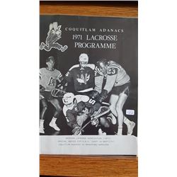 Coquitlam Adanacs Lacrosse magazine