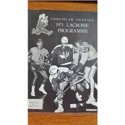 Coquitlam Adanacs Lacrosse magazine