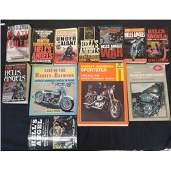26 Mixed lot of Hells Angels Books,and Harley davidson books and Manuals