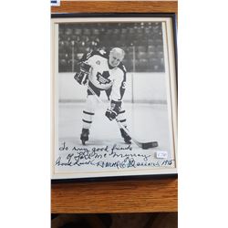 Harold Ballard sign Photo