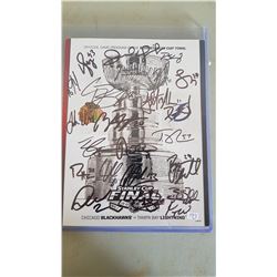 Cup Final Program Autographed