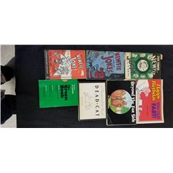 Seven Comical Books and one serious one By Muammar Al Qaddafi