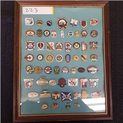 58 x Curling Club Pins/Badges
