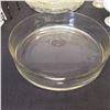 Image 5 : Three Decorative Glass Cake Plates, One Crystal Two Glass