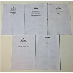 Harry Potter and the Deathly Hallows (2010) - 5 Sets of Script Page Sides