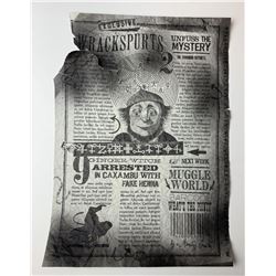 Harry Potter and the Deathly Hallows: Part 1 (2010) - Quibblers Magazine Burnt Page