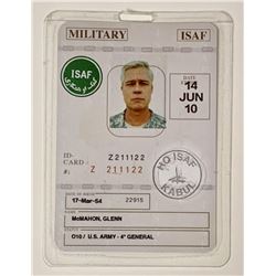 War Machine (2017) - Brad Pitt (Glen McMahon) Military I.D.