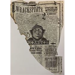 Harry Potter and the Deathly Hallows: Part 1 (2010) - Quibblers Magazine Burnt Page Lot B