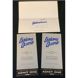Galaxy Quest (1999) - Rare Cast and Crew Special Screening Tickets And Invitation