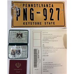 World War Z (2013) - Collection of Props (Infected Hand, Licence Plate etc)