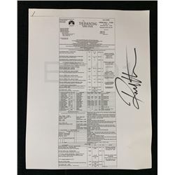 The Haunting of Hill House (2018–) - Set Used Call Sheet And Script Pages Set Used By Robert Kurtzma