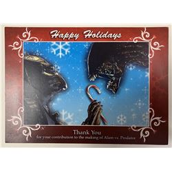 Alien vs. Predator (2004) - Crew Happy Holidays Card