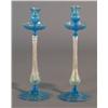 Image 1 : PAIR OF VENETIAN GLASS CANDLE