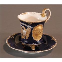 MEISSEN CUP AND SAUCER