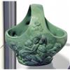 Image 1 : MALACHITE GLASS BASKET
