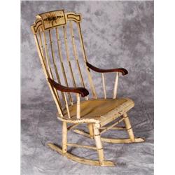 PAINTED SHERATON ROCKER