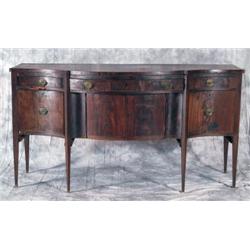 FEDERAL NEW YORK MAHOGANY SIDEBOARD