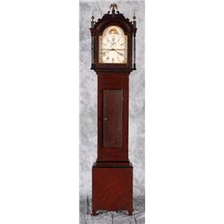SPONGE DECORATED TALL CLOCK