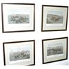 Image 1 : SET OF 4 ENGLISH LITHOGRAPHS