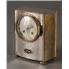 Image 6 : JOSEF HOFFMANN SILVER MANTLE CLOCK