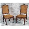 Image 1 : PAIR OF LOUIS XV WALNUT SIDECHAIRS