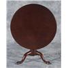 Image 1 : GEORGE III MAHOGANY TEA TABLE