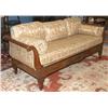 Image 1 : LATE REGENCY CARVED MAHOGANY SETTEE