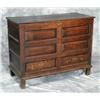 Image 1 : GEORGE III OAK MULE CHEST with 