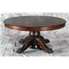 Image 1 : VICTORIAN MAHOGANY PAW FOOT ROUND DININ