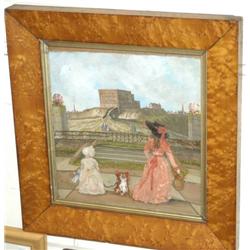 PAIR OF ITALIAN WALNUT BAROQUE STYLE BE