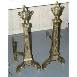 PAIR OF IMPRESSIVE VICTORIAN GOTHIC REV